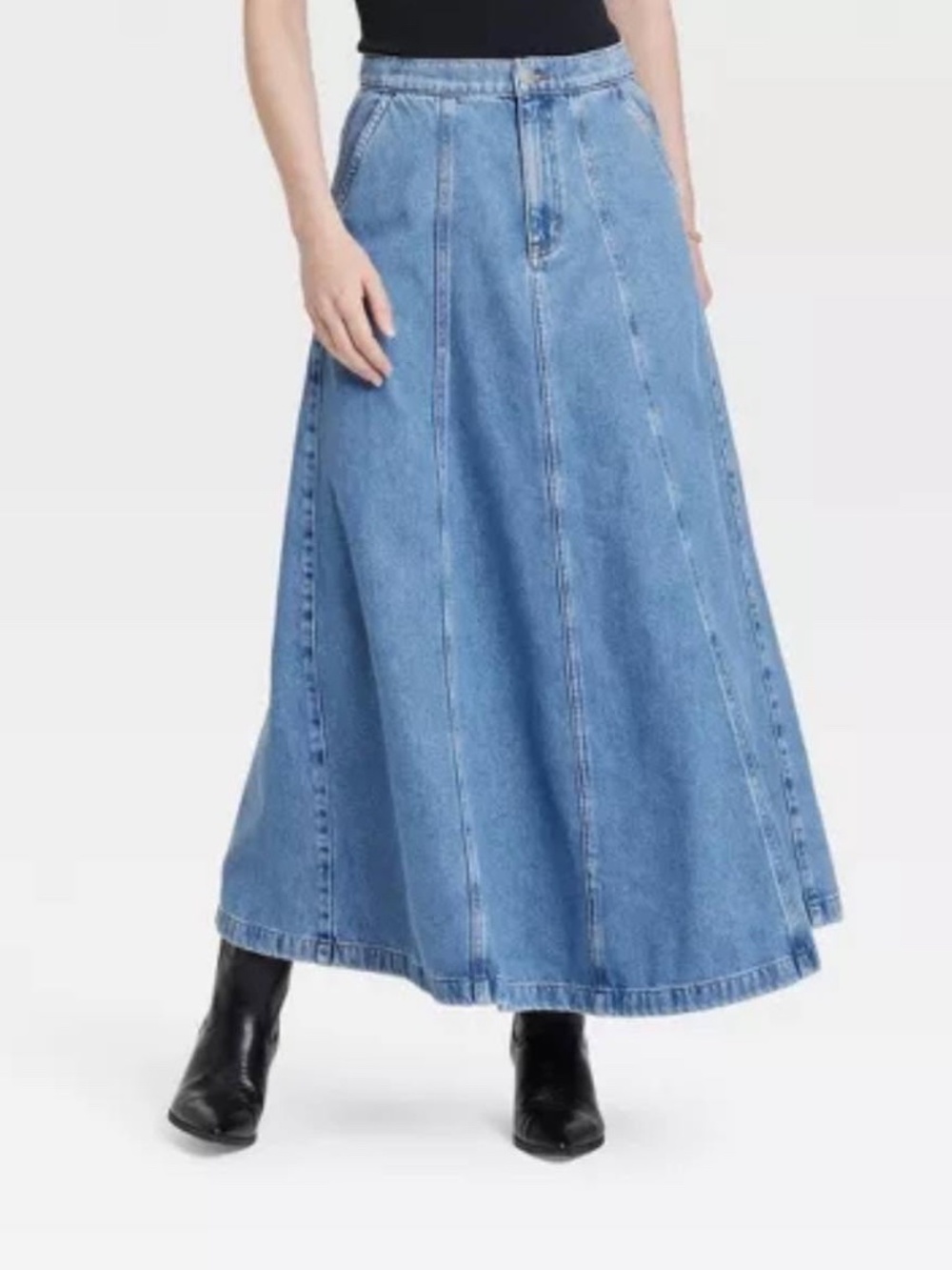NWT Universal Thread Maxi Jean Skirt Sz12